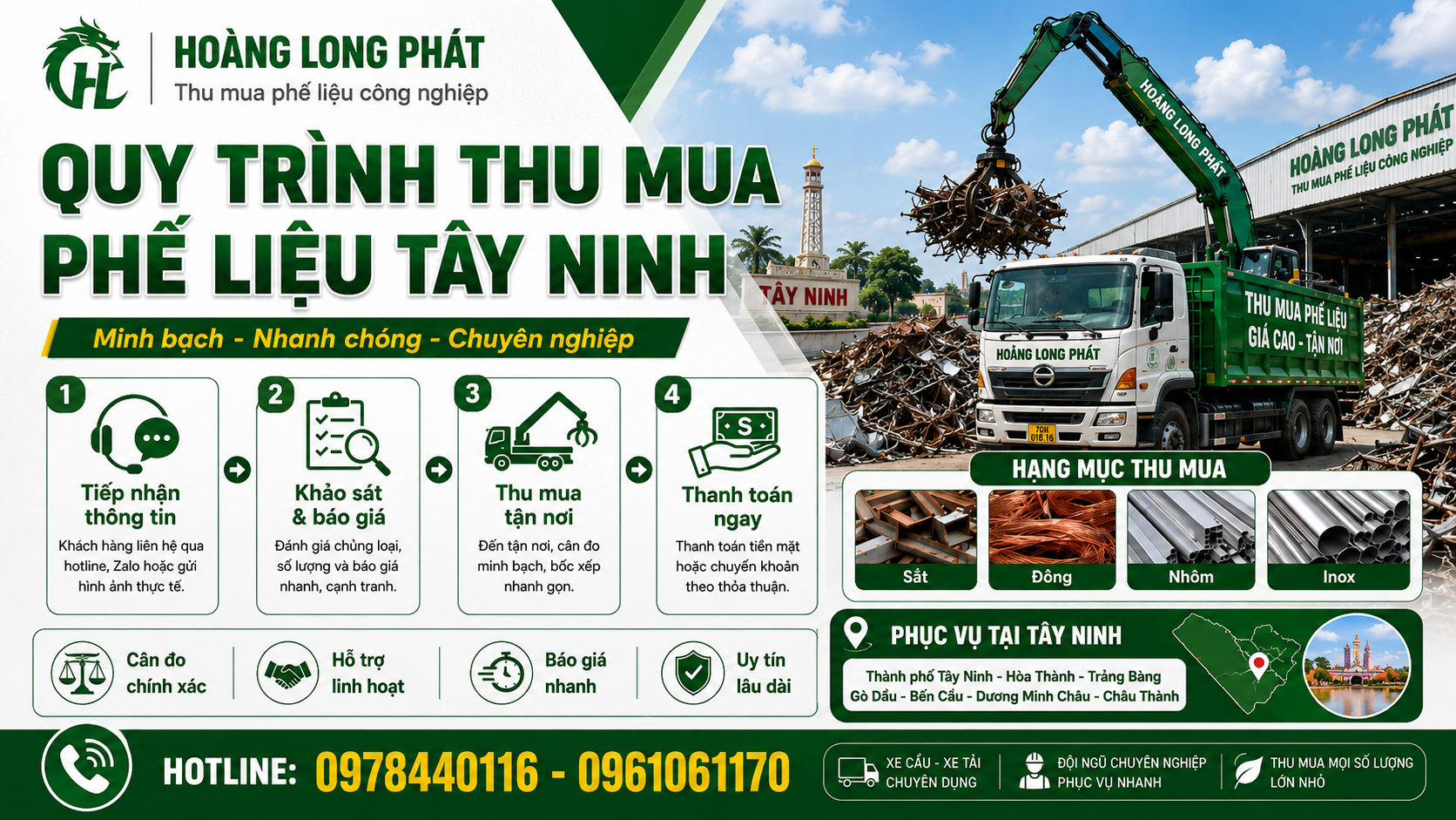 THU MUA PHẾ LIỆU TÂY NINH