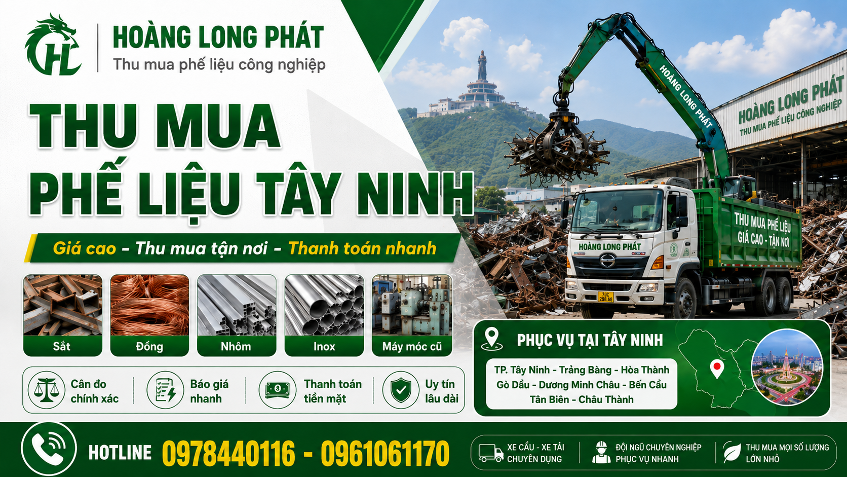 THU MUA PHẾ LIỆU TÂY NINH