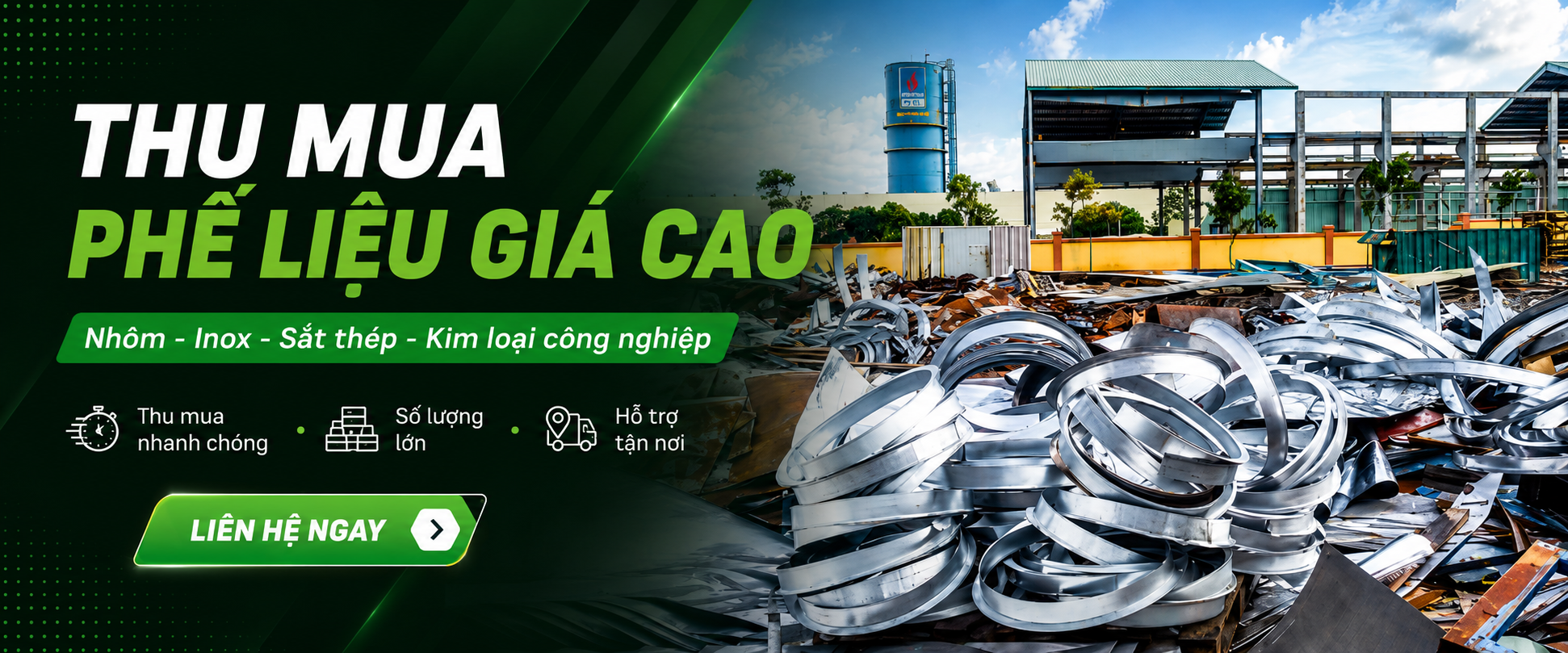 thu mua phế liệu giá cao Hoàng Long Phát