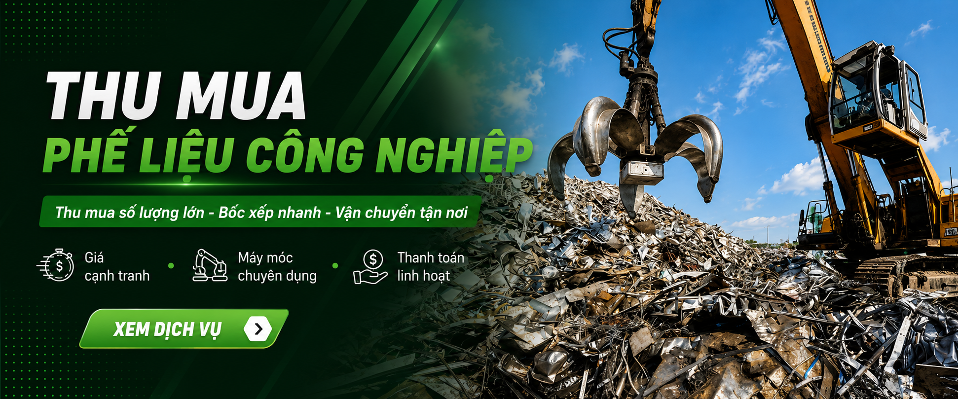 thu mua phế liệu giá cao Hoàng Long Phát